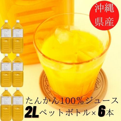 ※さくら 沖縄県産たんかんジュース2L×2本 さくら様専用 沖縄県産たんかんジュース2L×2本の通販 by と